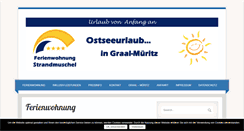 Desktop Screenshot of ostseeurlaub-graal-mueritz.de